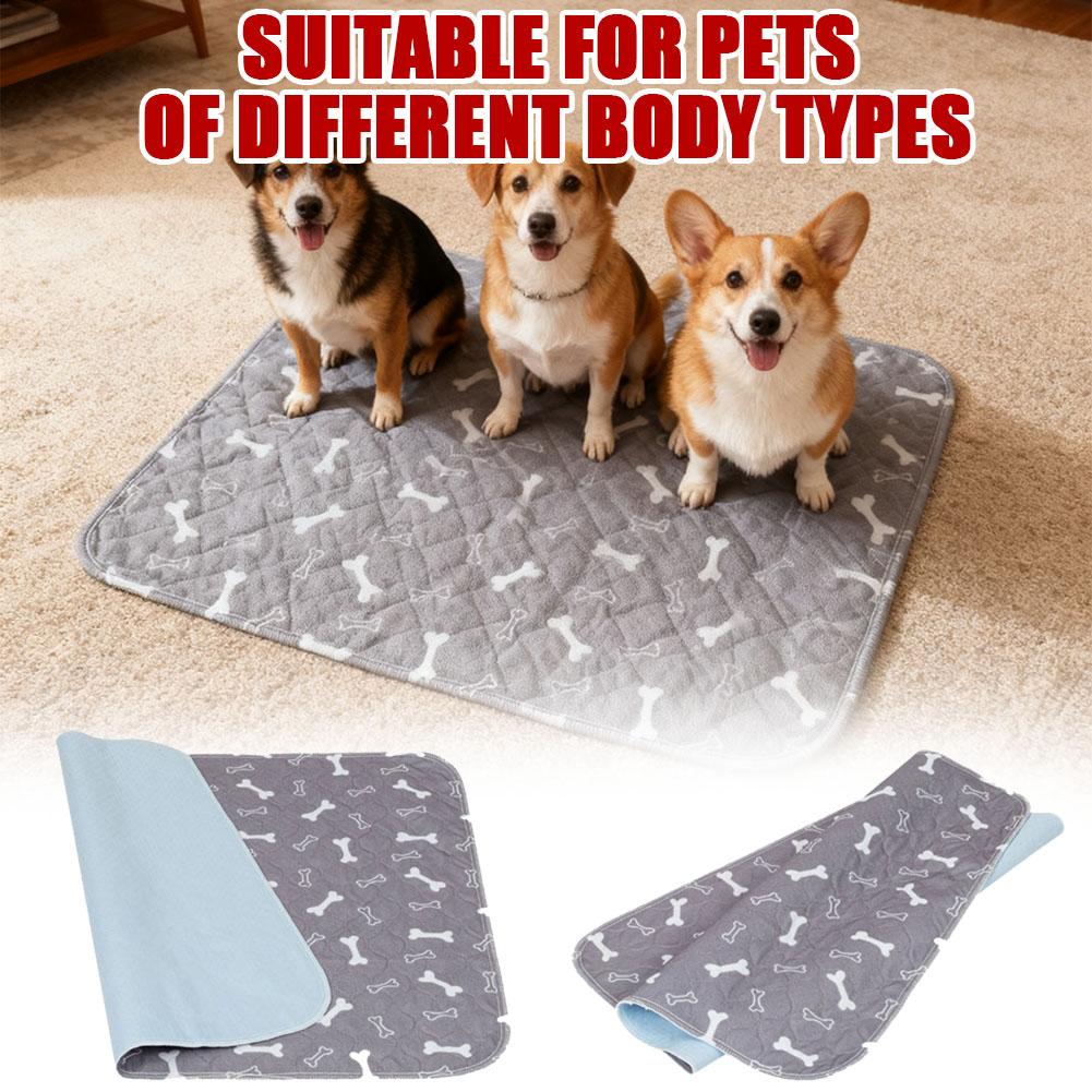 Washable Pee Pads for Dogs Large Reusable Puppy Pet Training Floor Mats Absorbent Leakproof Whelping Potty and Crate Use