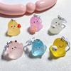 Halloween Ghost Keychain Luminous Halloween Boo Basket Stuffers Glow In The Dark Keychains Phone Pendant Charms Car Key Ring Set