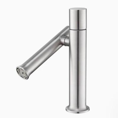 TLXT 304 Stainless Steel Mechanical Arm Basin Faucet