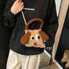 And Cozy Whimsical Knitted Kids Handbag With Playful Dog Design Perfect Children For