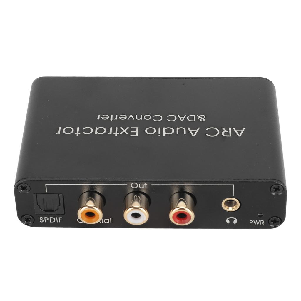 HD Output ARC Sound Extractor 192KHz Optical SPDIF 3.5mm Headphone Port Digital Analog Sound Converter for Home Cinema