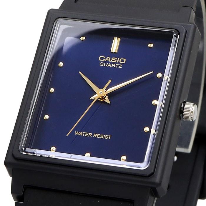 Casio MQ-38-2A Analog Watch, Rectangular Face, Blue
