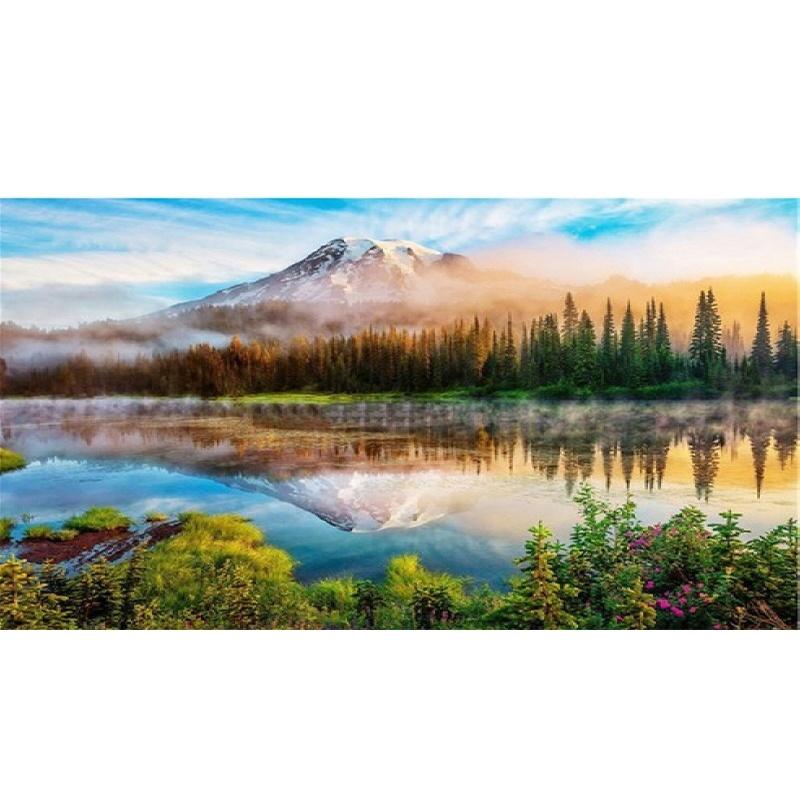 5D-Diamant-Malerei-Set zum Selbermachen, Kreuzstich, Kunsthandwerk, Wanddekoration, Landschaft, großes Format, voller Diamanten, Wohnzimmer, Heim-Kunst-Dekoration