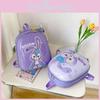 Cartoon Stellalou Hard Shell Backpack Embossed Design Large  Waterproof Capacity