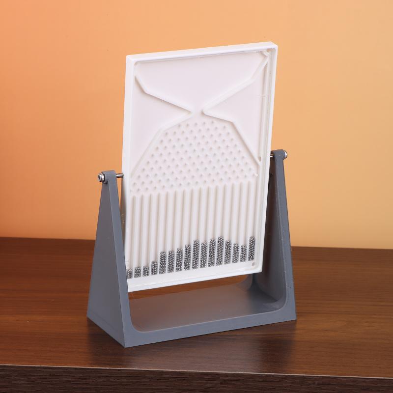 

Дошка Гальтона Нормальний розподіл Математична модель Наукові прикраси Подарунки для зняття стресу Навчальні посібники сірий колір