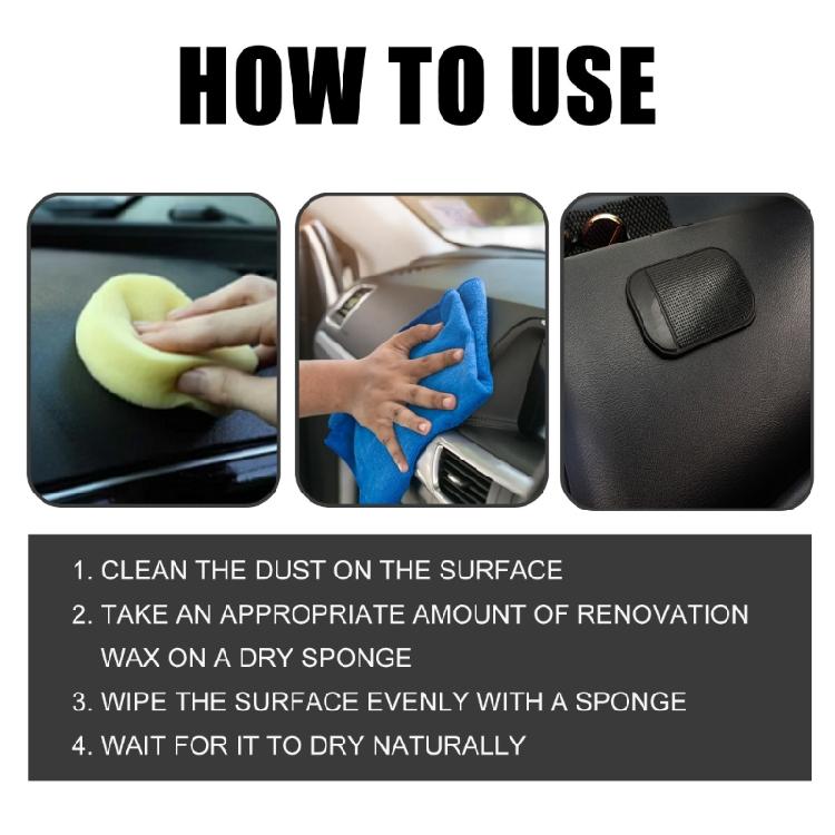 30ml Revitalizing Coating Agent Plastic Crystal Coating Trim Restore Plastic Parts Refurbish Agent Plastic Part Restorer