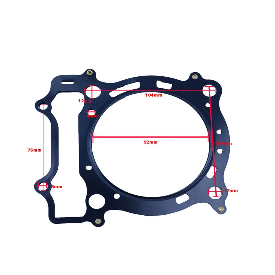 Motorcycles Engine Parts Cylinder Gasket Set For Yamaha YFZ450 YFZ450LE YFZ450V