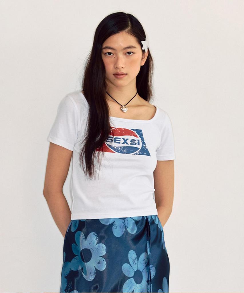LOTSYOU Lotsyou_Sexsi Tee White