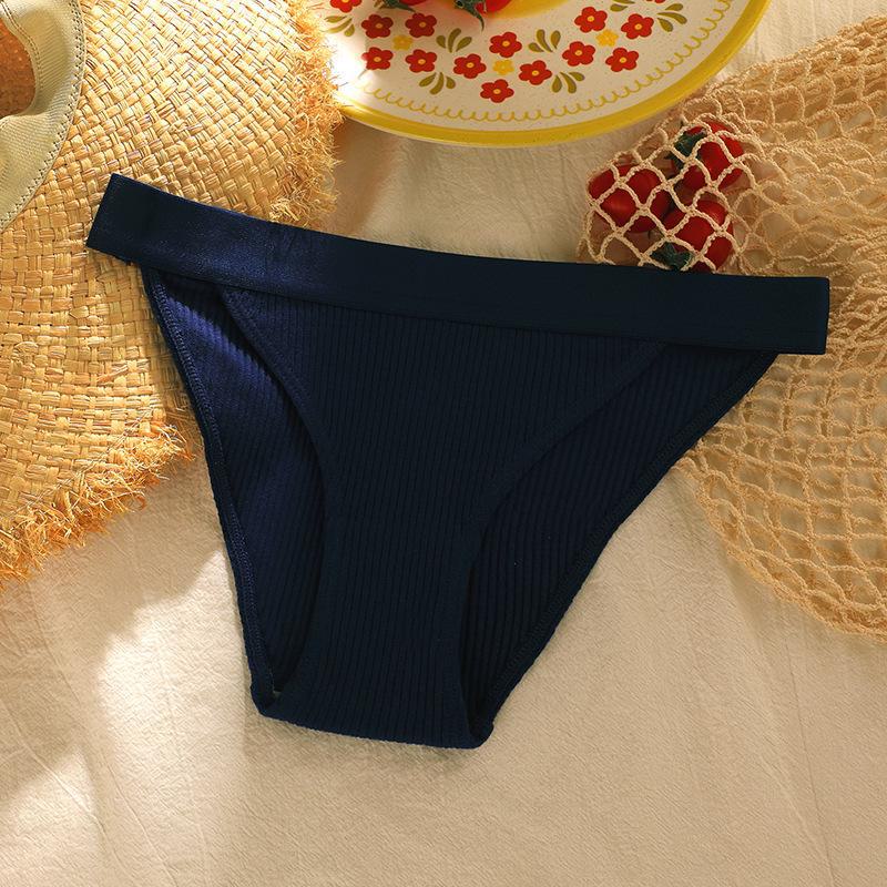 Ευρωπαϊκά & Αμερικανικά Εσώρουχα από Βαμβακερή Δαντέλα με Χαμηλή Μέση για Γυναίκες – Αναπνέοντα, Άνετα, Τριγωνικά Σλιπ με Φαρδύ Περίγραμμα για Κορίτσια/Φοιτήτριες
