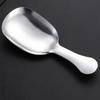 Stainless Steel Cake Dessert Spoon Short Handle Square Spoon Mini Cute Tea Spoon Salt Spoon Coffee Spoon Kitchen Tableware