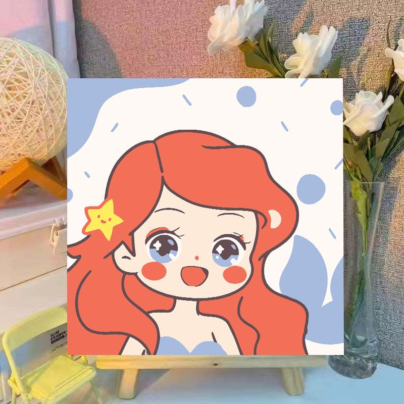 Crayon Shin-chan DIY Acrylic Colorful Kids' Healing Decorative Painting Set