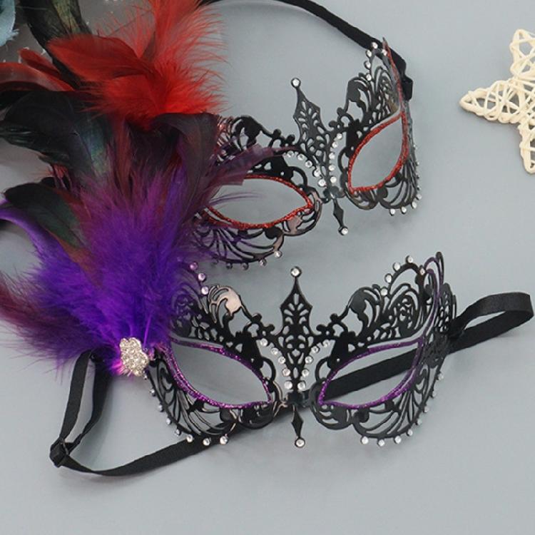 Strass Venezianische Maske Abendball Abschlussball Maske Damen Spitze Maske Party Maske Maskenball für Halloween Karnevalsparty