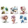 under The Sea Window Mermaid Animal Whale Clings Ocean Turtle Octopus Seahorse