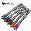 5Pcs High Hardness Electric Screwdriver Bits Magnetic Hexagonal Screwdriver Bit  Repair Tools