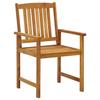 Maison Exclusive - Chaises de jardin avec coussins lot de 6 Bois d'acacia massif