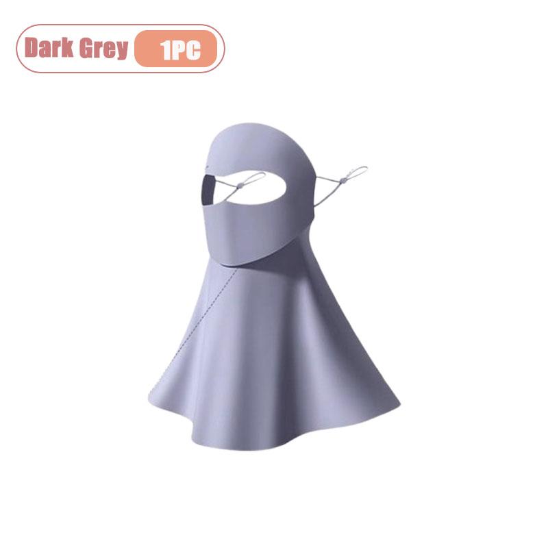 1-10PCS Ice Silk Face Mask Women Cooling Breathable UV Protection Eye Cover Summer Sun Mask Dustproof Stylish Face Gaiter