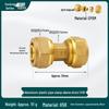 Copper-Aluminum Pipe Fittings for Heating Systems - Male & Female Thread Tee Elbow.