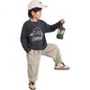 LUSON Chen Da Zhu Boys' Outdoor Quick-Dry Cargo Pants, 2025 Spring And Autumn New Style Trendy Long Pants, Children's Trousers