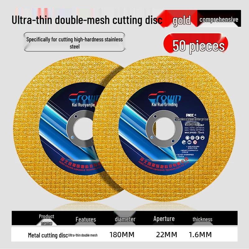 125/150/180 Cutting Disc for Angle Grinder - Resin Grinding Wheel for Stainless Steel and Metal Polishing