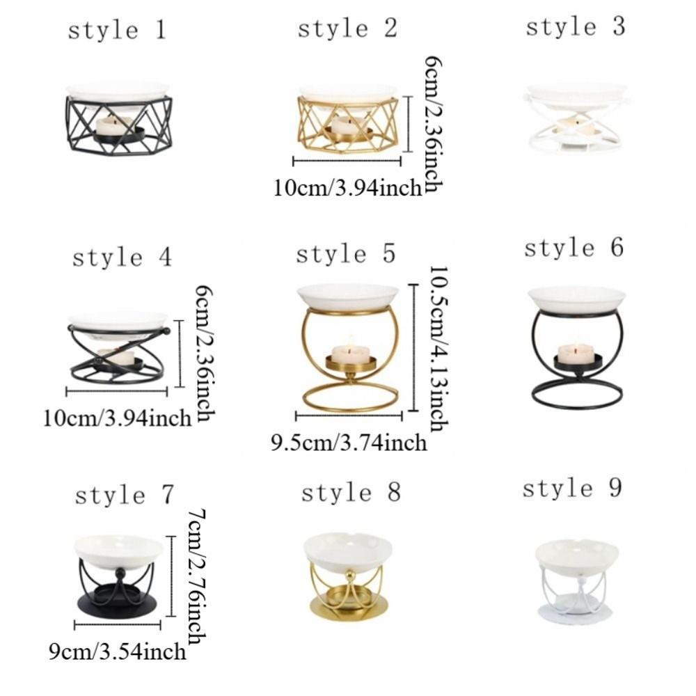 Minimalistischer ätherischer Öl-Brenner Eisen Aromatherapie Kerzenhalter Meditationsraum