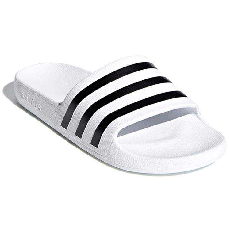 New Adidas Adilette Aqua Slides Cloud White F35539