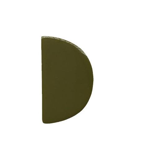 Morandi Color Geometric Semicircular Resin Patches DIY Handmade Earrings Hair Clips Jewelry Making Accessories