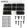 Pan Head Tapping Screw Cross Head M3/M4/M3.5/M4.8 Self Tapping Screw Set Assortment Kit Black Furniture Carbon Steel