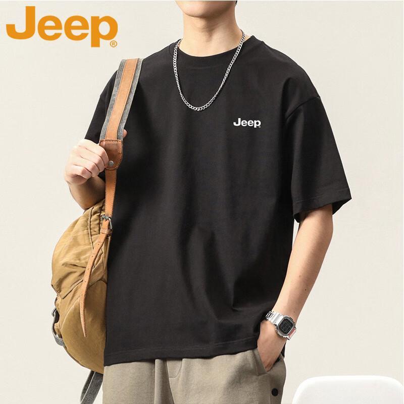 JEEP Men s Pure Cotton Short Sleeve T-Shirt S 1350₽