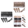 1 Set Nonslip Metal Hair Clip For Kids Solid Colored Drop Design Gentle On Scalp Securely Hold For Active Children