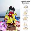 1pc Blanket Happy Tree Friends5 Print Design, Lightweight Blanket for Sofa, Bed- Soft &Warm, Gift for All Seasons Like Christmas, Halloween