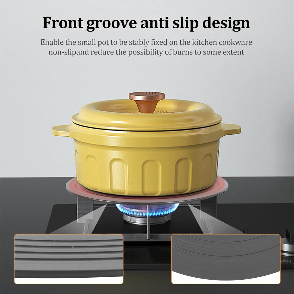 Aluminium Alloy Gas Stove Diffuser Plate Non Stick Coating Detachable Heat Diffusion Plate Gas Stove Heat Conduction Plate