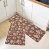 1PC Paw Print Pattern Kitchen Rug Non-Slip Door Mats Pop Design Bathroom Rug Bath Mat Carpet for Home Sink Laundry Decor