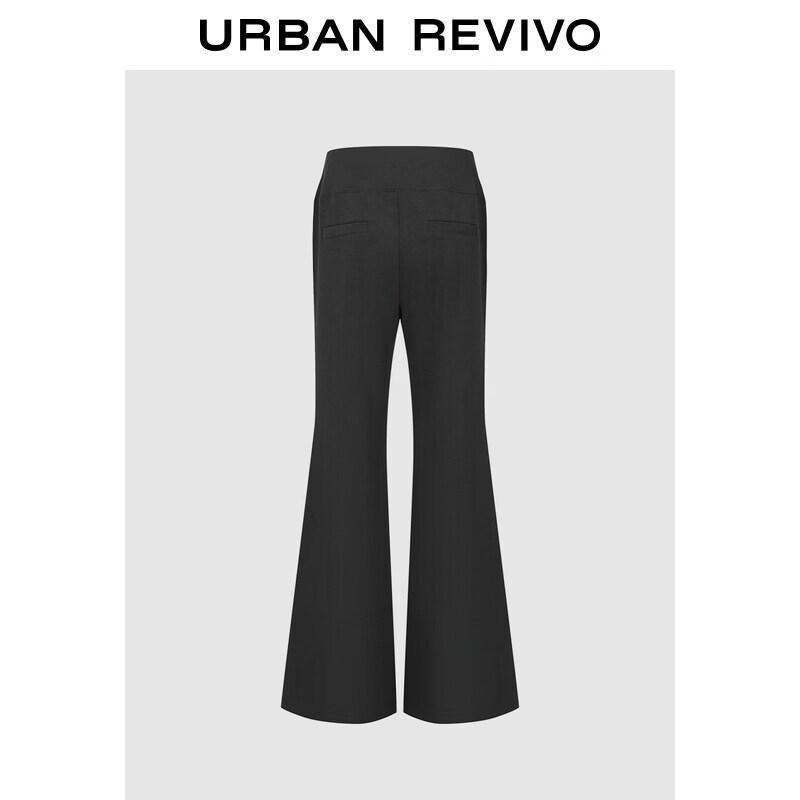 UR2026 Women s Drawstring Flare Pants L темно-серого