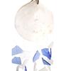 Carillon Éolien Goutte de Verre Bleue et Blanche