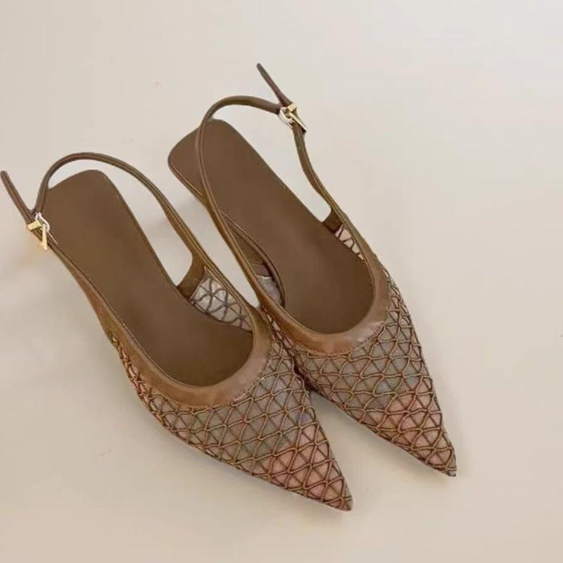 Summer women's headband sexy sandals, fashionable hollowed-out women's pointed high-heeled sandals, street style elegant sandals