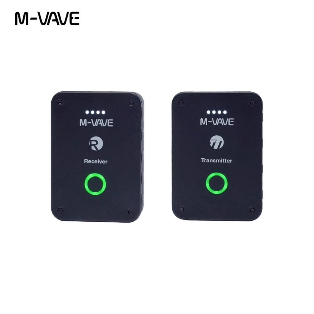 M-VAVE WP-9 Wireless In-Ear Monitor System | Ultra-Low Latency 4.5ms | 2.4G Rechargeable, Mono/Stereo & Ultra-Low Latency for Live/Studio/Band
