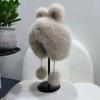 Windproof Winter Plush Hat Anti-cold Ear Protection Cap Lei Feng Cap Rabbit Ear Warmer Hat  Outdoor