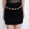 Adjustable Metal Disc Waist Chain Women'S Skirt Accessories Belt Versatile Sweater Chain Bohemian Skinny Waist Seal