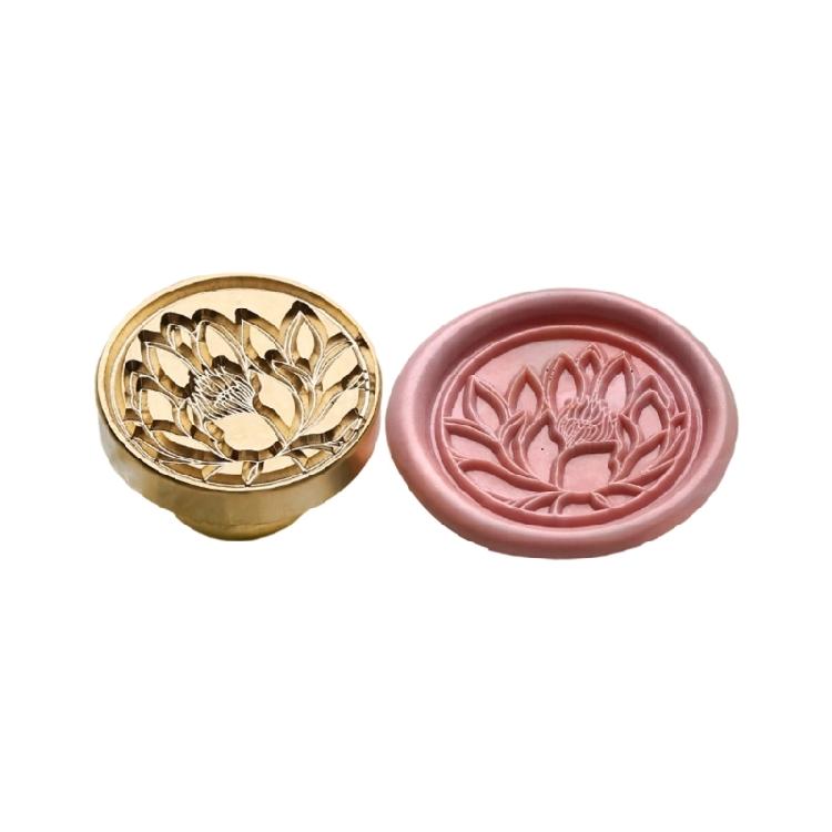 Flower Embossed Wax Seal Stamp Metal Sealing Stamp Head for Seal Envelope Valentines Card Wedding Invitation Wine Bottle
