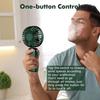 Rechargeable Mini Fan for Personal Use, Quiet Operation Handheld Fan with Brushless Motor, Wearable Neck Fan Featuring3in1Multi-function and