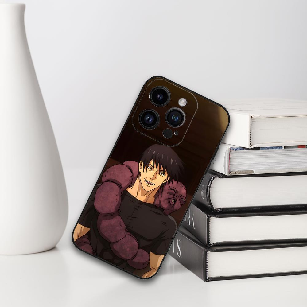 Toji Fushiguro Jujutsu Kaisen Phone Case For Iphone 16 15 11 13 14 Pro Max 7 8 Plus X Xr Xs Max 12mini Black Shell Cover Case