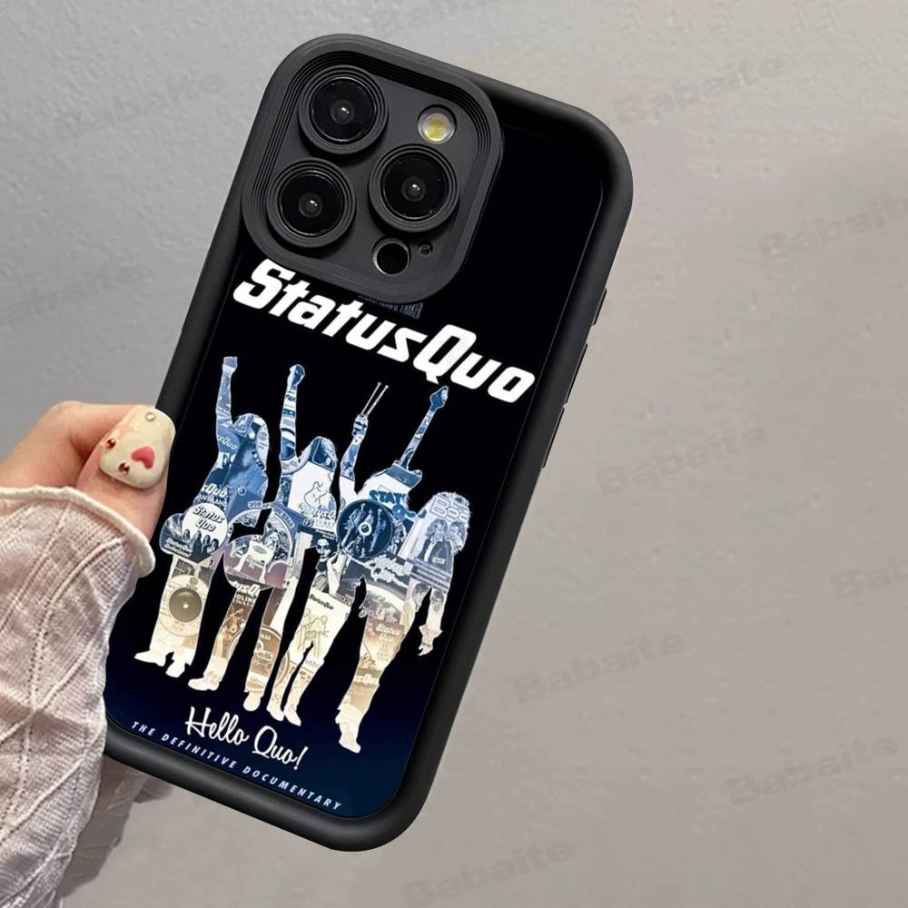 S-STATUS QUO Handyhülle Für IPhone 17 16 15 13 11 12 14 Pro Max Plus Silikon Hülle Schale