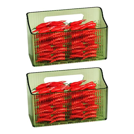 Storage Box No Drilling with Hollow Drain Holes Organizer Space-saving Storage Basket for Kitchen And Bathroom