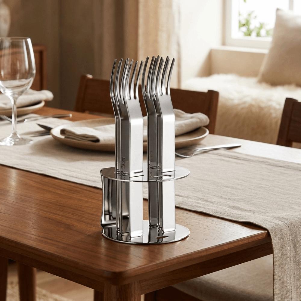 Reusable Dessert Fork Stainless Steel Cake Fork Luxury Fruit Fork Set Cake