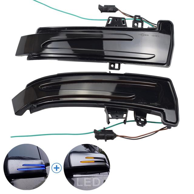 Dynamic Turn Signal Rearview Mirror Indicator Blinker Light For Mercedes Benz A B C E S CLA GLA CLS W176 W246 W204 W212 X156