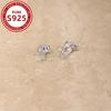 1PAIR women's fashion stud earrings, octagonal star stud earrings, simple, small and versatile, suitable for gift-giving daily vacation wear
