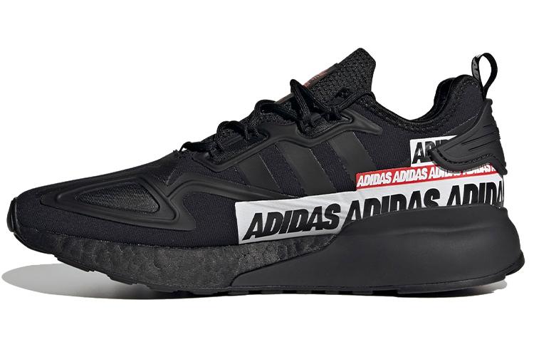 Adidas Zx 2K Boost  Bold Logo Graphic - Black  FX7038 36
