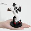 Compact Gothic Table Decor Day of The Dead Dancing Skeleton Couple Figurine, Halloween Wedding Decorative Resin Figurine for Party Lover Statue,