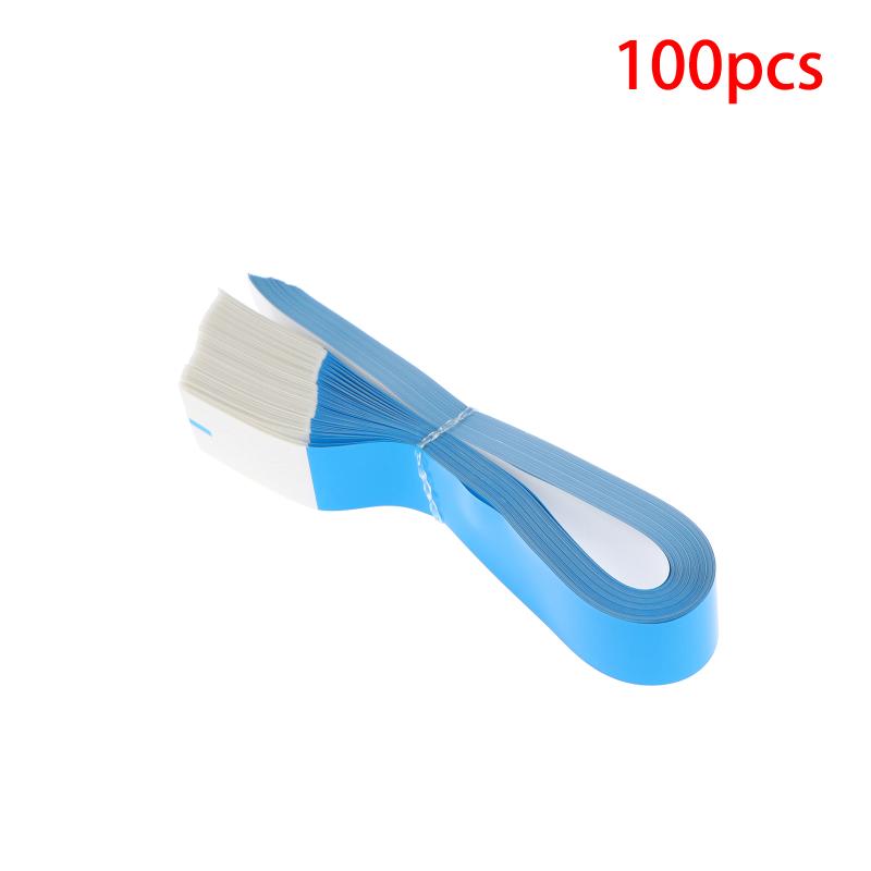 100Pcs Party Paper Bracelet Synthetic Paper Plastic Wristbands Sticky Wristband Painting Pattern Logo Paper Party Wristbands