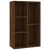 VidaXL Bibliothèque-Buffet chêne marron 50x25x80 cm bois d'ingénierie 826613